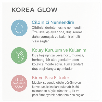 Korea Glow® | C Vitaminli ve Ballı Duş Filtresi
